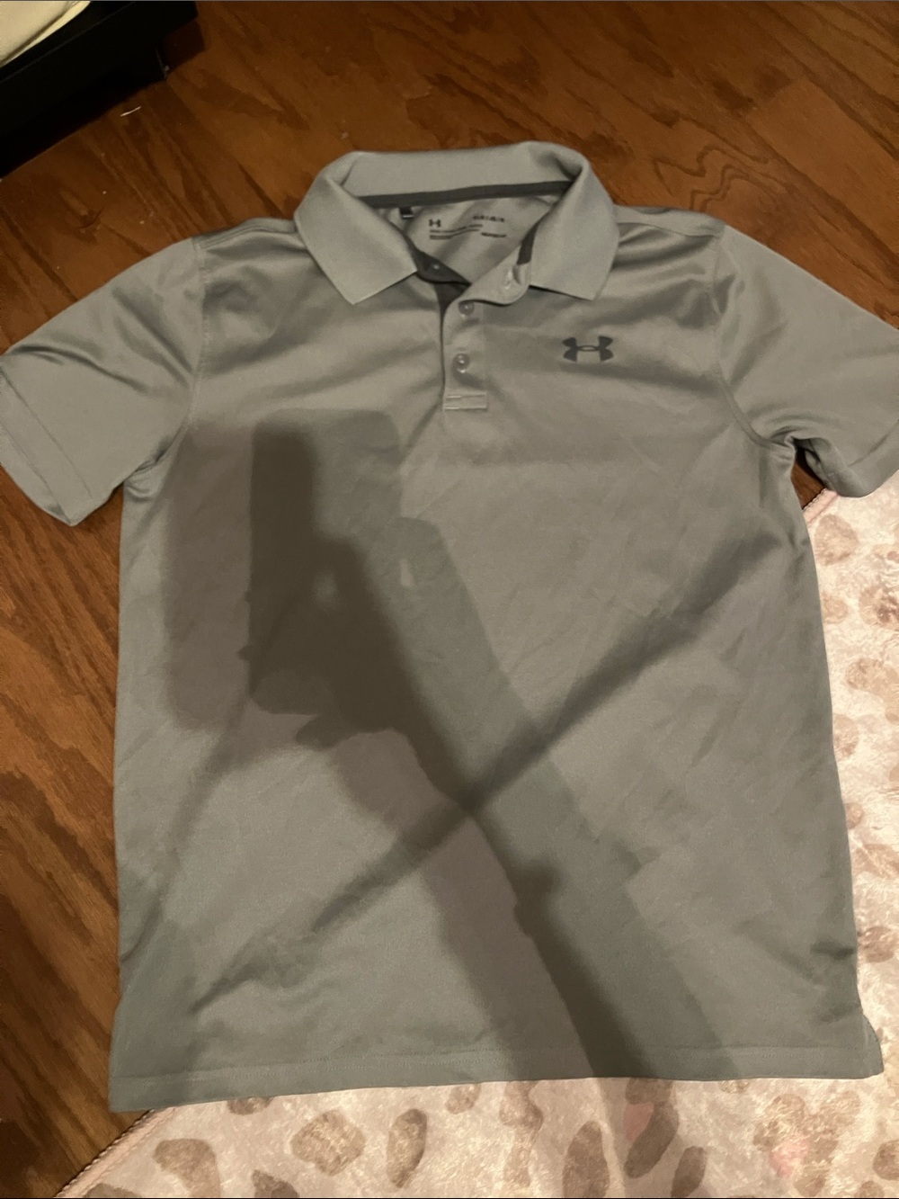 Under Armour Light Gray Boys' Polo Shirt